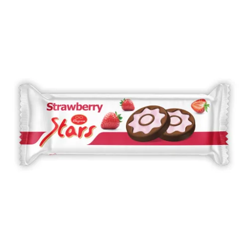 Elegance Stars Strawberry Cream Cocoa Biscuits 34g 24pcs