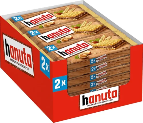 2b9b2ce92c07aa0ee65daabddaeb2b76 HANUTA WAFER 44g 18 pcs
