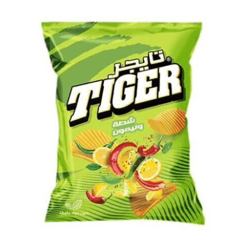 TIGER CHIPS CHILI LEMON 90G 12PCS