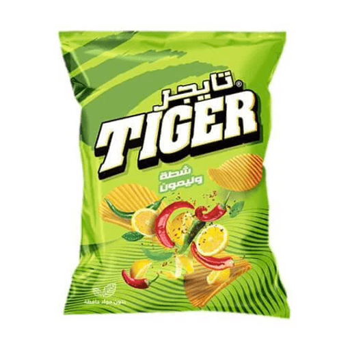 TIGER CHIPS CHILI LEMON 90G 12PCS