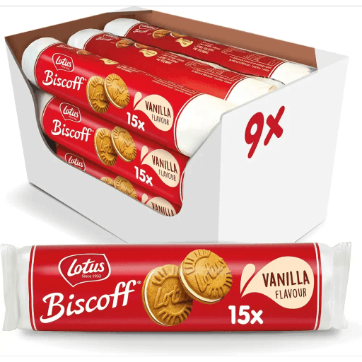 LOTUS BISCOFF 150g x9PcsX15 Vanilla
