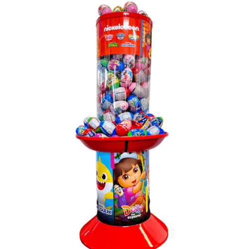 Nickelodeon Surprise Crystal Egg 16g Gravity Feeder Floor Stand 260 pcs