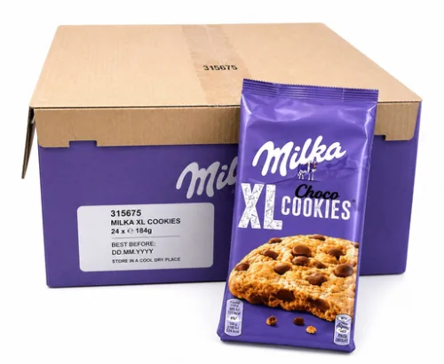 MILKA XLCOOKIES CHOCOLATE 184g 10 pcs