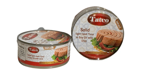 TATCO SOLID TUNA IN SOY OIL WITH CHILI 5oz X 48Pcs