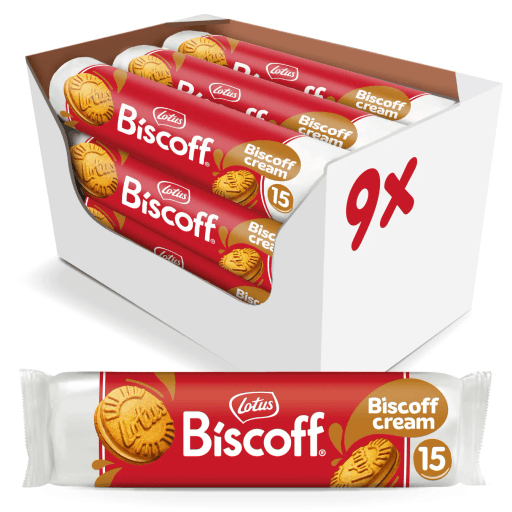 LOTUS BISCOFF 150g x 9PcsX15 Cream