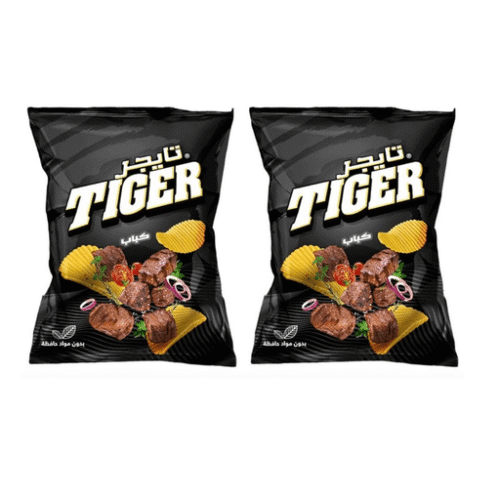 TIGER CHIPS  90G 12PCS Kebab