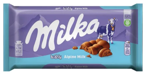Milka Bubbly Milk 90g X 14Pcs
