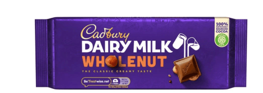 Dairy Milk Wholenut 180 gms 14pcs