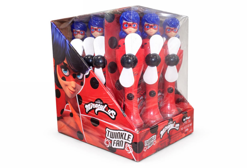Miraculous Twinkle Fan Candy Toy with Fruits Flavored Candy 6g 12pcs