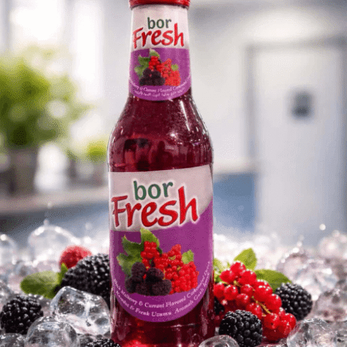 BOR FRESH 200ml [6x4] 24 Bottles  BLACK MULBERRY & CURRANT