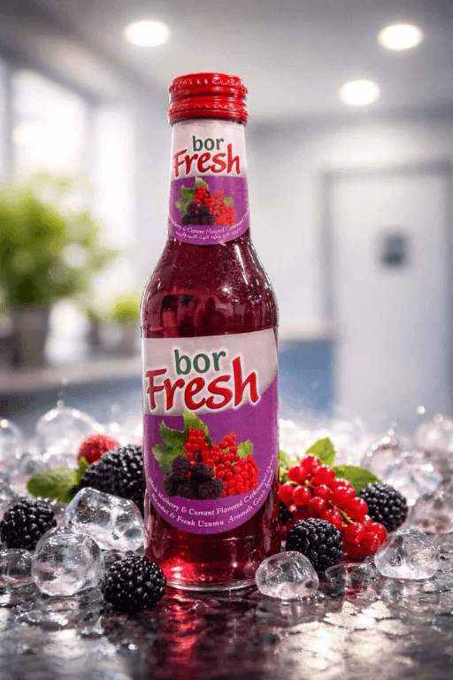 BOR FRESH 200ml [6x4] 24 Bottles  BLACK MULBERRY & CURRANT