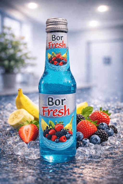 BOR FRESH 200ml [6x4] 24 Bottles  MIX FRUITS