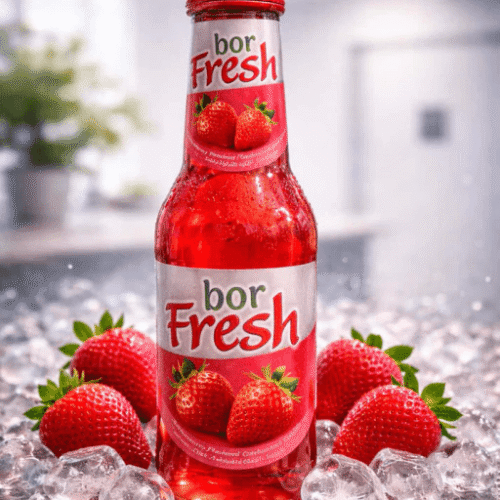 BOR FRESH 200ml [6x4] 24 Bottles  STRAWBERRY