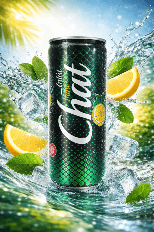 CHAT COLA 250ml 30ct Lemon & mint Lemon & mint