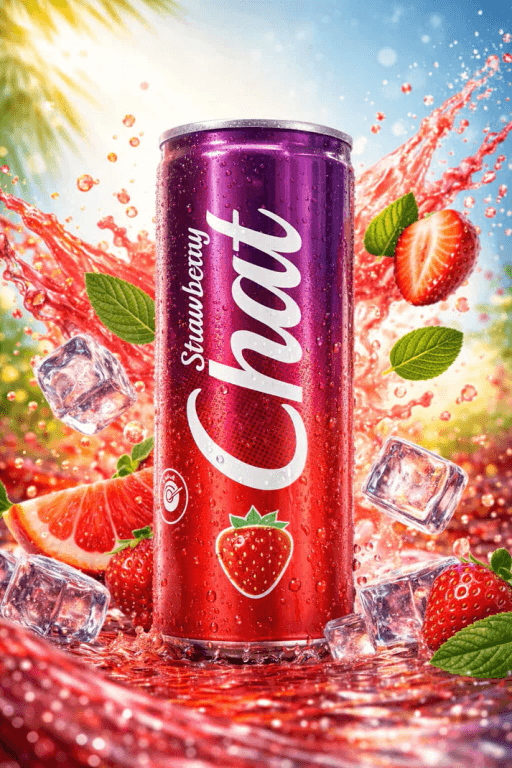 CHAT COLA 250ml 30ct Strawberry