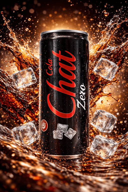 CHAT COLA 250ml 30ct Zero Sugar
