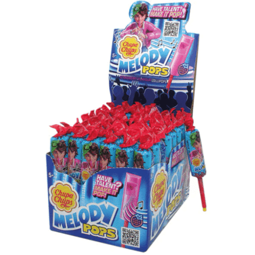CHUPA CHUPS MELODY POPS 15g 48 pcs