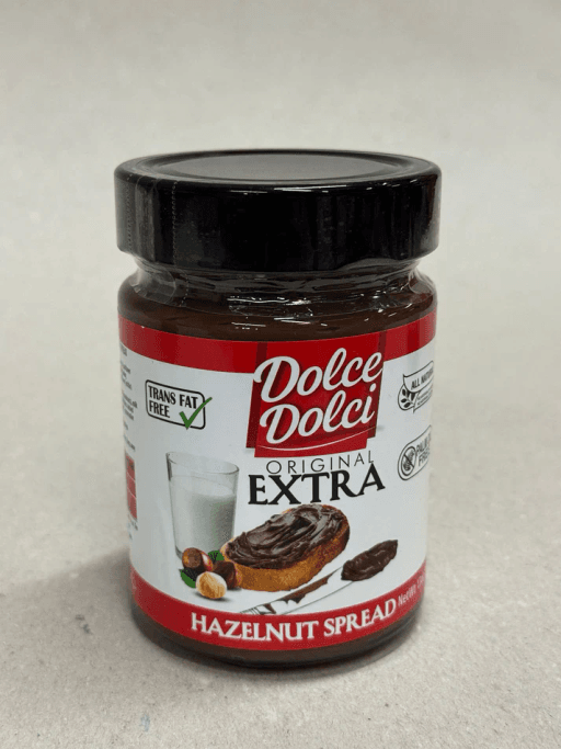 DOLCE DOLCI HAZELNUT SPREAD ORIGINAL EXTRA 370g 12 pcs