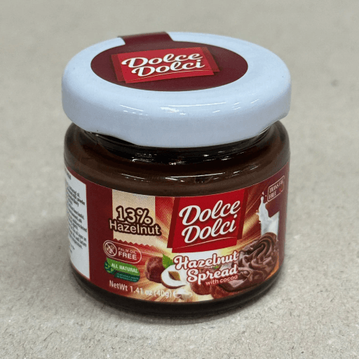 DOLCE DOLCI HAZELNUT SPREAD ORIGINAL EXTRA 40g 42 pcs (WITH COCOA) (13% HAZELNUT)