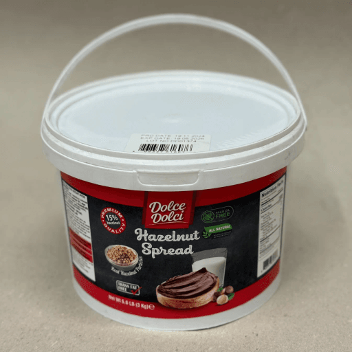 DOLCE DOLCI HAZELNUT SPREAD REAL HAZELNUT PARTICLES (15% HAZELNUT) 3000g 1 pcs