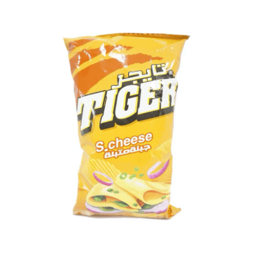 TIGER CHIPS 90G 12PCS SEASSONED CHEESE