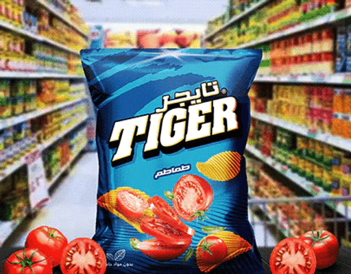 TIGER CHIPS  90G 12PCS Tomato