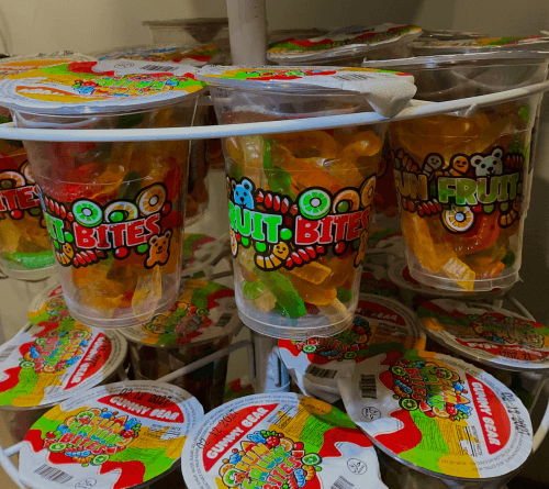 Fun Fruit Bites 6 Oz x 14 pcs Gummy Worm