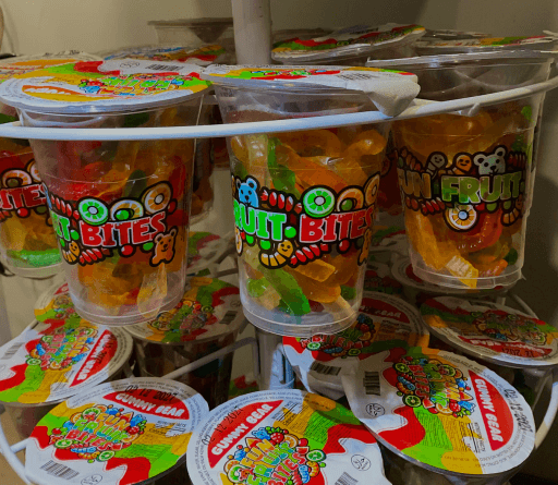 Fun Fruit Bites 6 Oz x 14 pcs Gummy Worm