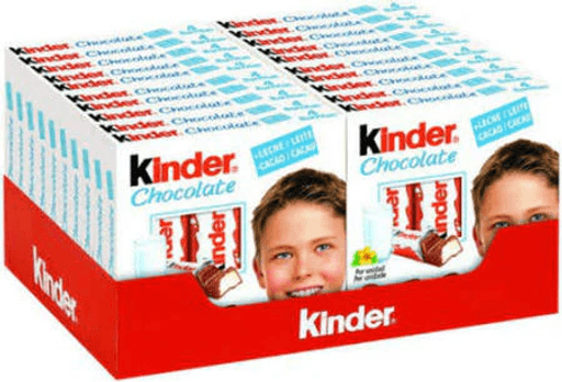 KINDER CHOCOLATE T4 50g 160 pcs (20x8)
