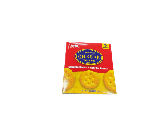 LETO DELICIOUS CRACKERS 180g 10pcs Cheese