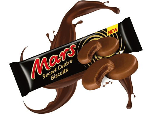 Mars Secret Center Biscuits 132g 12pcs
