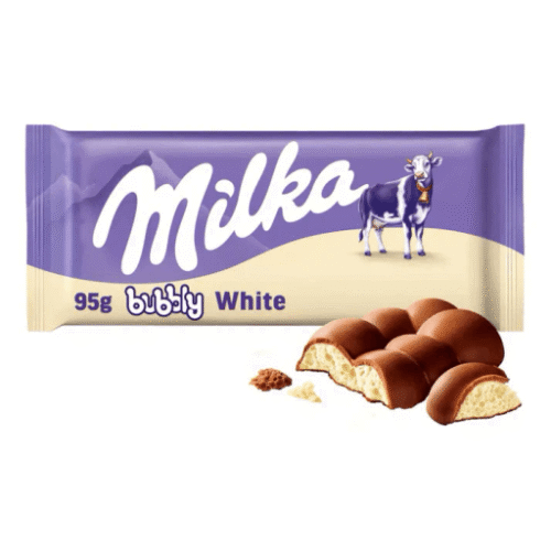 MILKA BUBBLY WHITE 95g X 15Pcs