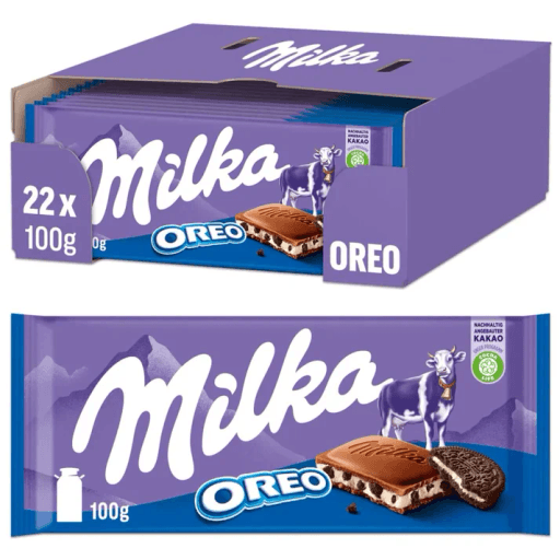 MILKA & OREO 100g x 22PSC