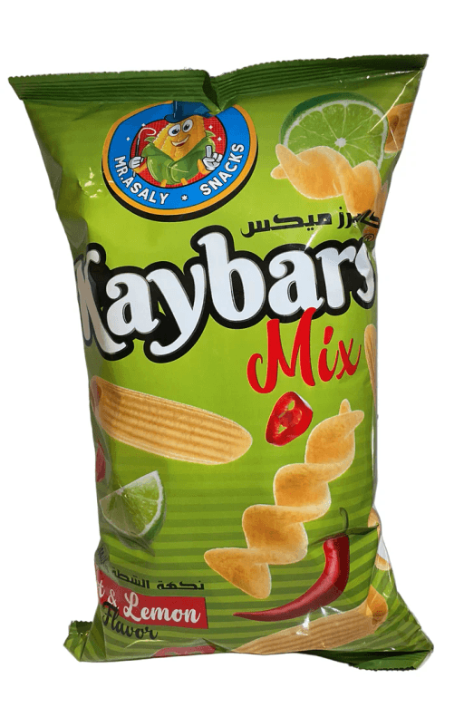 MR ASALY CHIPS KAYBARS MIX 100g X 16Pcs HOT AND LEMON