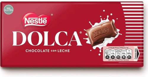 NESTLE DOLCA MILK CHOCOLATE 100g X 36Pcs
