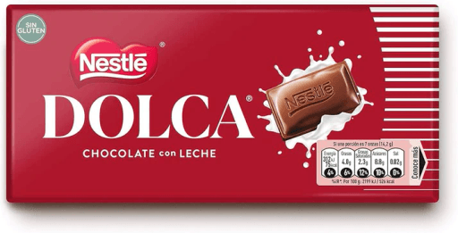 NESTLE DOLCA MILK CHOCOLATE 100g X 36Pcs