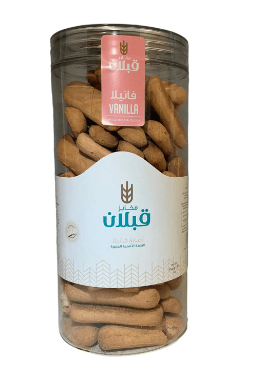 Qabalan Bread Fingers 450g X 8Pcs VANILLA