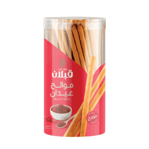 Qabalan Salty Sticks 250g X 12Pcs  HOT PEPPER SPICY
