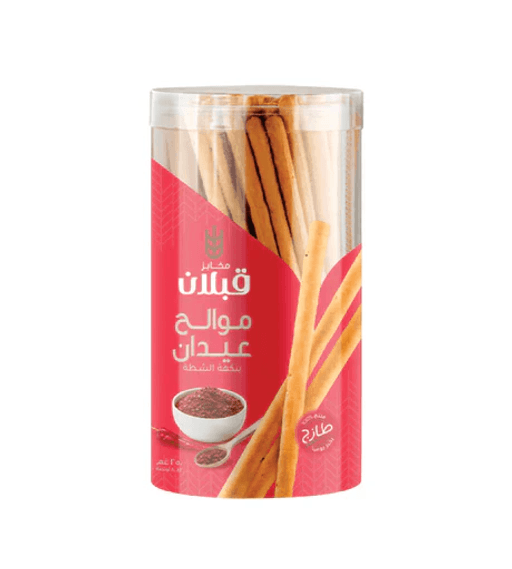 Qabalan Salty Sticks 250g X 12Pcs  HOT PEPPER SPICY
