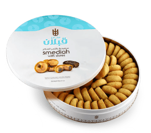 Qabalan Smediah with Dates (Sugar Free) 850g X 6Pcs