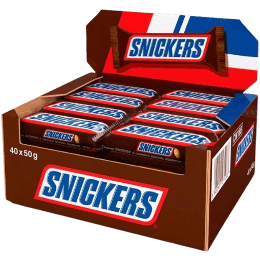 SNICKERS CHOCOLATE BAR 50g 40 pcs Default Title