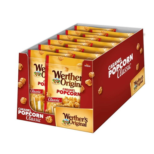 WERTHER'S ORIGINAL CARAMEL POPCORN (12/140g)