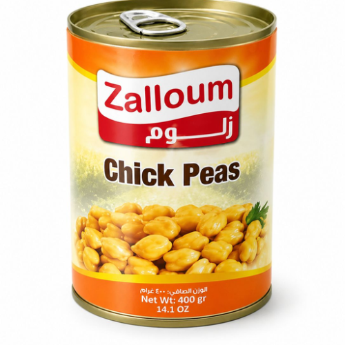ZALLOUM BEANS 400MG/24CT CHICK PEAS