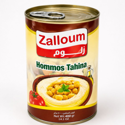ZALLOUM BEANS 400MG/24CT HOMMOS TAHINA