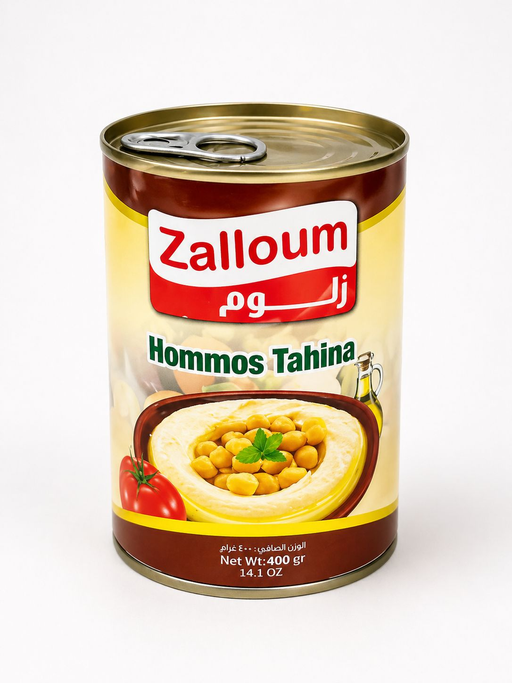 ZALLOUM BEANS 400MG/24CT HOMMOS TAHINA