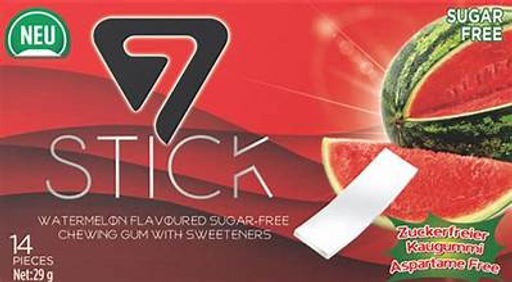 7STICK SUGGAR FREE GUM WATERMELON (12/12/29G)