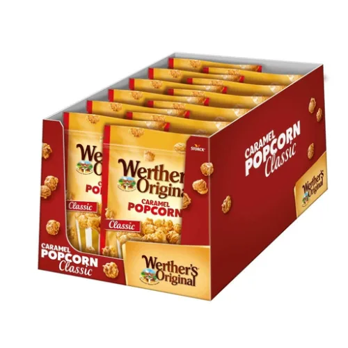 WERTHER'S ORIGINAL CARAMEL POPCORN (12/140g)
