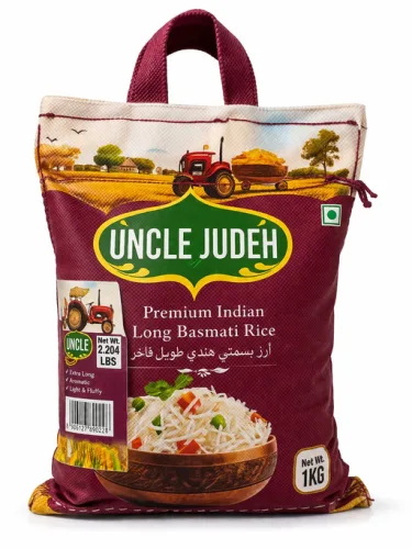 UNCLE JUDEH (PREMIUM INDIAN LONG BASMATI RICE) *2.204 LBS* 1KG x20PCS