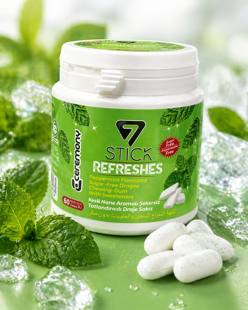 7 STICK REFRESHES CHEWING GUM (SPEARMINT) 12PCS