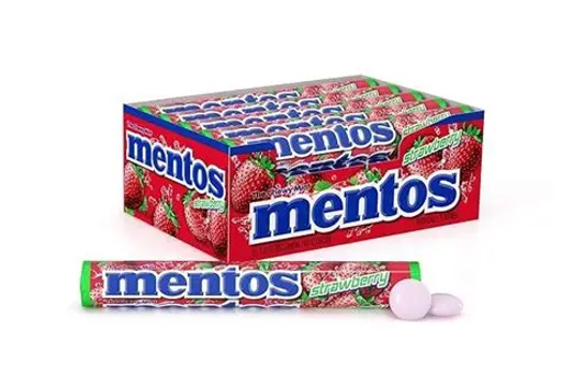 MENTOS STICK 37.5G 20PSC STRAWBERRY